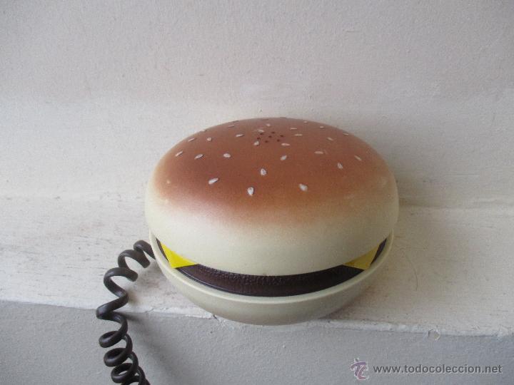 Segunda mano: TEL&Eacute;FONO CON FORMA DE HAMBURGUESA A&Ntilde;OS 80 - Foto 7