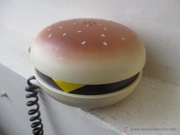 Segunda mano: TEL&Eacute;FONO CON FORMA DE HAMBURGUESA A&Ntilde;OS 80 - Foto 9