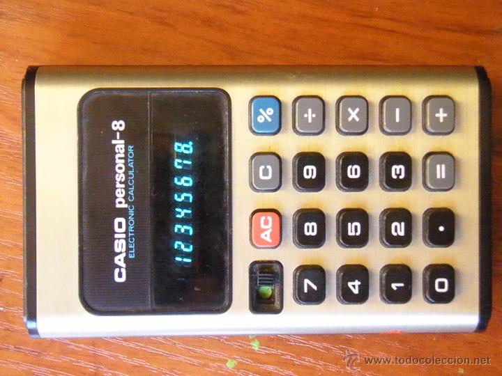 Segunda mano: CALCULADORA CASIO PERSONAL-8 FUNCIONANDO - Foto 2