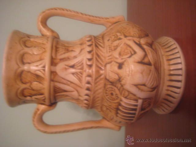 Segunda mano: JARRON CON MOTIVOS EGIPCIOS. - Foto 2