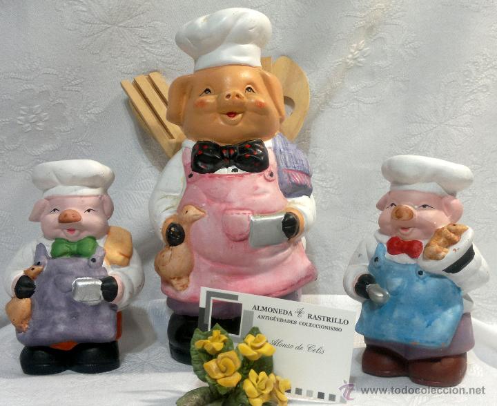 Segunda mano: DIVERTIDO CONJUNTO DE RECIPIENTES PARA LA COCINA. - Foto 1