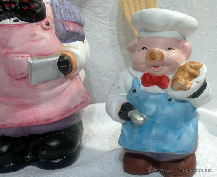 Segunda mano: DIVERTIDO CONJUNTO DE RECIPIENTES PARA LA COCINA. - Foto 5