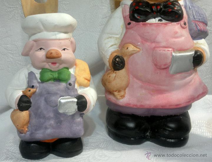 Segunda mano: DIVERTIDO CONJUNTO DE RECIPIENTES PARA LA COCINA. - Foto 6