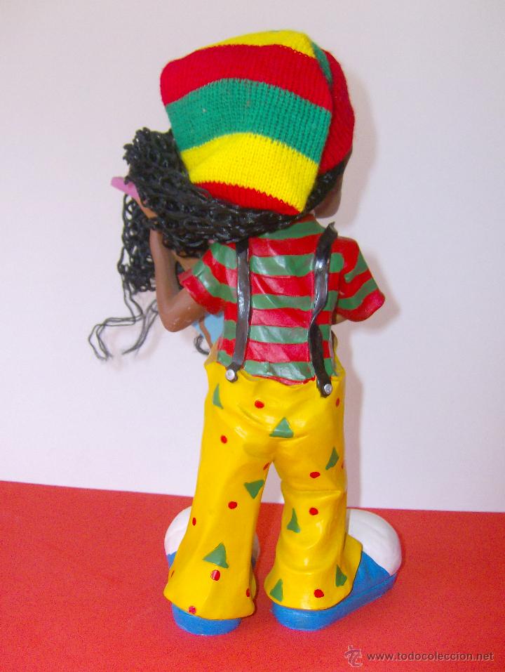 Segunda mano: FIGURA NEGRO GUITARRA REGGAE 30 CM - Foto 9