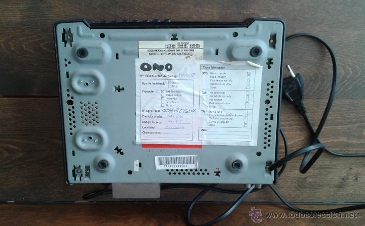 Segunda mano: DECODIFICADOR ONO - MODELO CFT 2142 / 141/RC/CE. - Foto 5