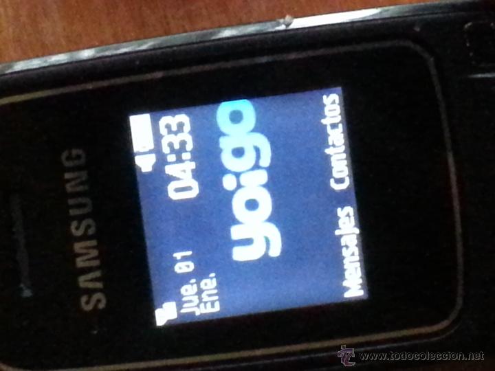 Segunda mano: ANTIGUO TELEFONO MOVIL SANSUNG CON CARGADOR FUNCIONA - Foto 3