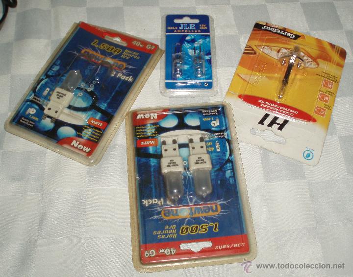 Segunda mano: lote de seis bombillas halogenas varios modelos - Foto 1