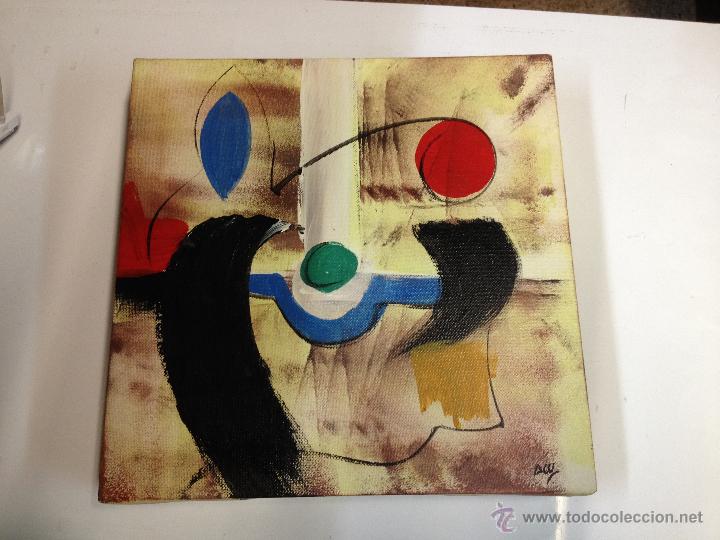 Segunda mano: CUADRO 25 X 25 PAYASO (OLEO) (J) - Foto 1