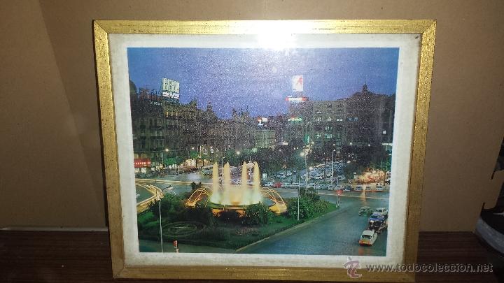 Segunda mano: CUADRO FOTO PLAZA - Foto 1