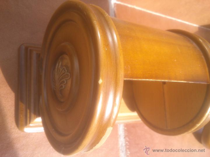 Segunda mano: JUEGO ACCESORIOS BA&Ntilde;O DE MADERA - Foto 4