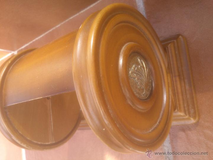 Segunda mano: JUEGO ACCESORIOS BA&Ntilde;O DE MADERA - Foto 5