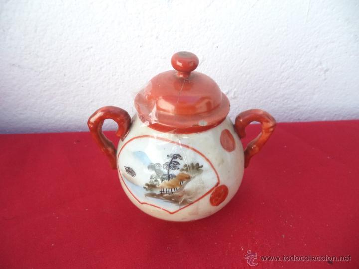 Segunda mano: azucarero porcelana oriental - Foto 1