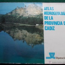 Segunda Mano: ATLAS HIDROLOGICO DE LA PROVINCIA DE CÁDIZ. Lote 55070458