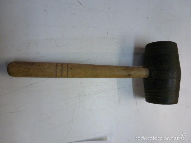 Segunda mano: Maza o maceta de goma y mango de madera - Foto 2