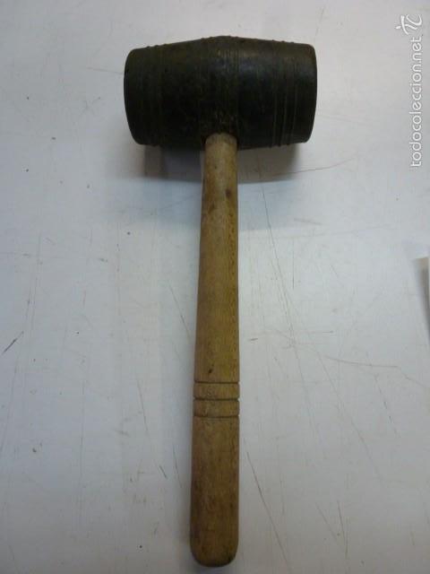 Segunda mano: Maza o maceta de goma y mango de madera - Foto 1