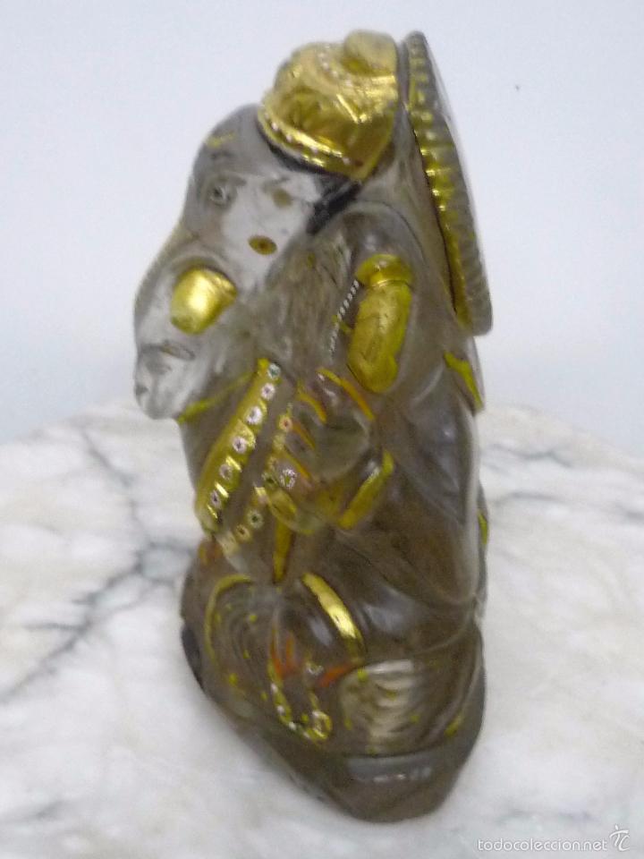 Segunda mano: Escultura de cristal de roca de Ganesha - Foto 13