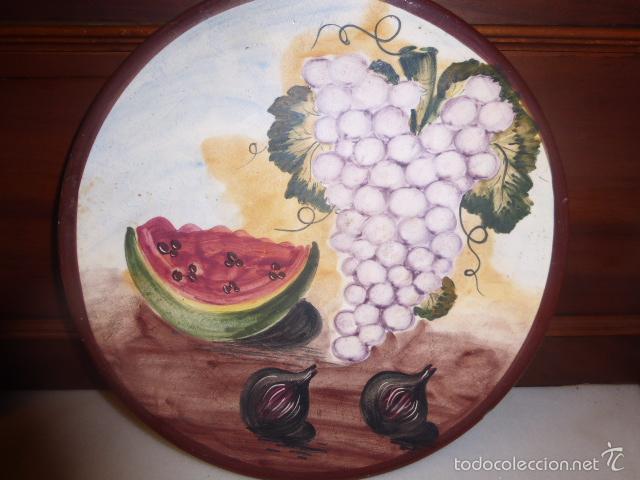 Segunda mano: PLATO DE COLGAR CON BONITA DECORACION DE BODEGON. - Foto 1