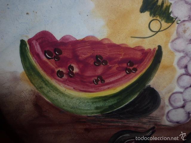 Segunda mano: PLATO DE COLGAR CON BONITA DECORACION DE BODEGON. - Foto 2