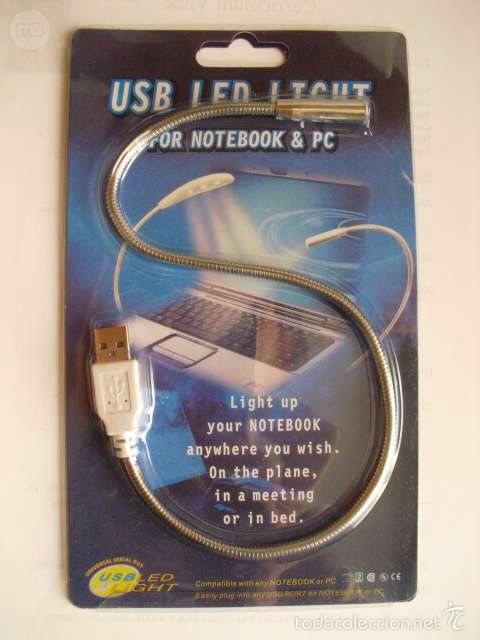 Segunda mano: Luz de led un punto USB para port&aacute;til - Foto 1
