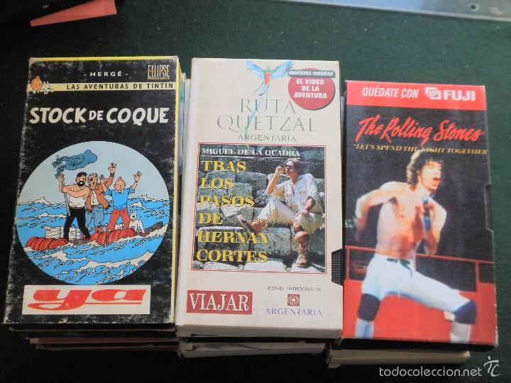 Segunda mano: Lote pel&iacute;culas VHS variadas y DVD cine er&oacute;tico - Foto 1