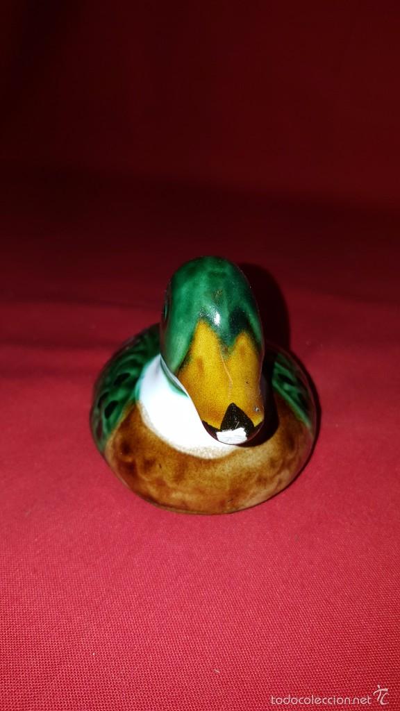 Segunda mano: Pato. Cer&aacute;mica esmaltada. Es una tapa. - Foto 3