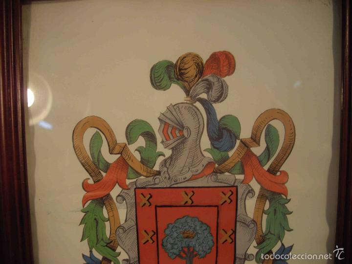 Segunda mano: CUADRO ESCUDO HERALDICO SANTOS - Foto 4