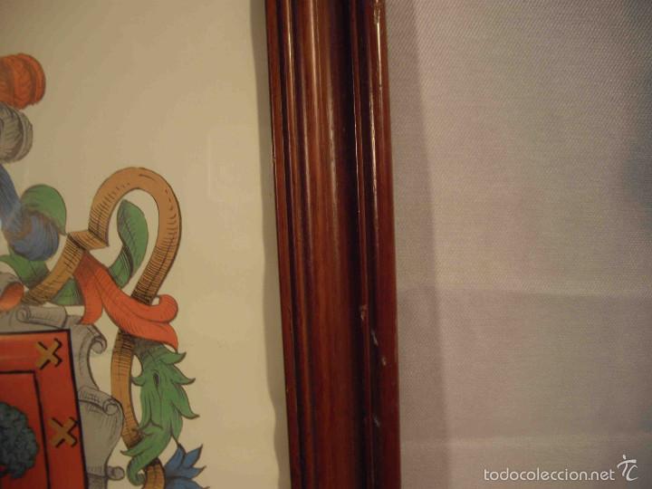 Segunda mano: CUADRO ESCUDO HERALDICO SANTOS - Foto 6