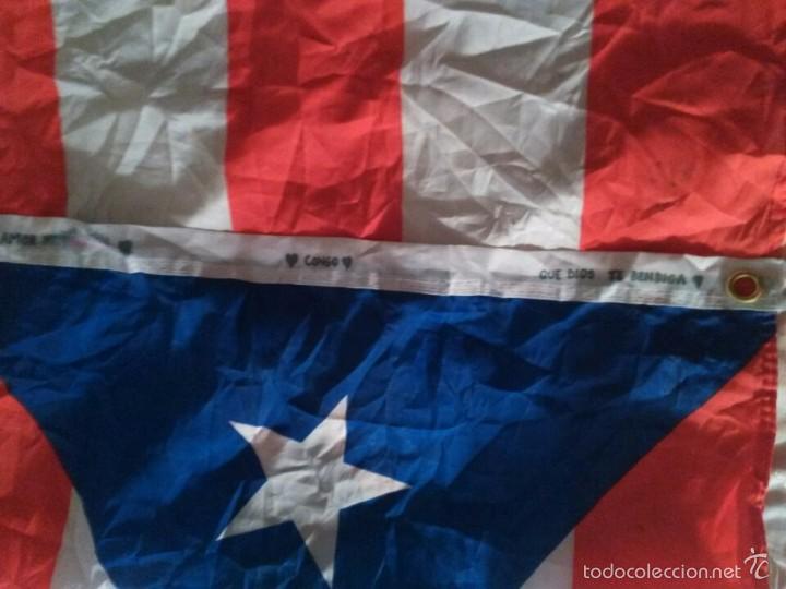 Segunda mano: BANDERA PUERTO RICO TELA. - Foto 2