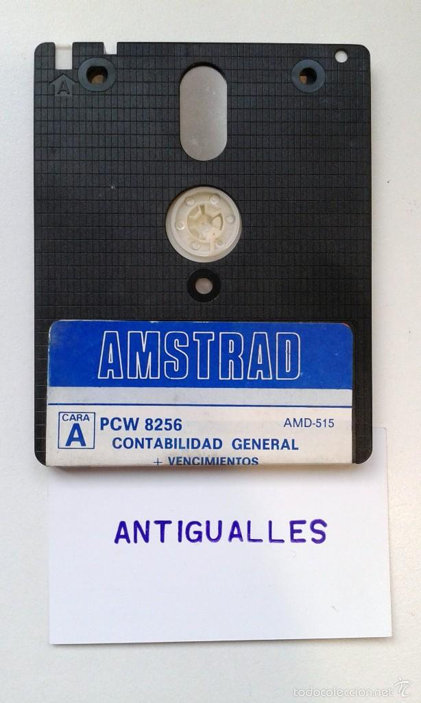 PROGRAMA AMSTRAD PCW 8256 CONTABILIDAD GENERAL+VENCIMIENTOS