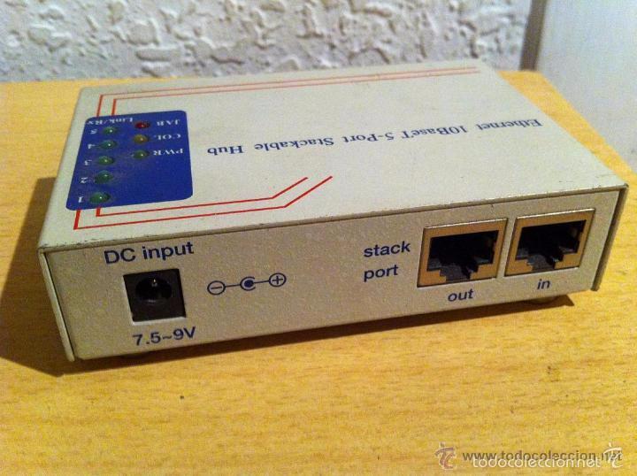 Segunda mano: ETHERNET 10 BASE T CONCENTRADOR APLICABLE A 5 PUERTOS - Foto 2