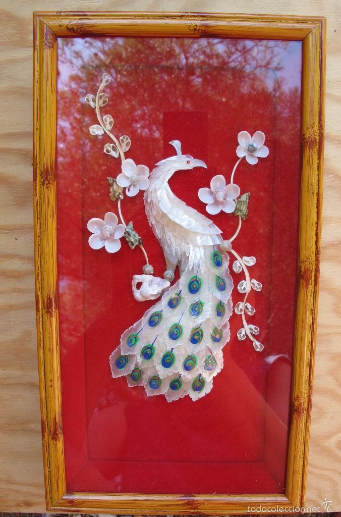 Segunda mano: Cuadro de conchas origen Thailandia - Foto 1