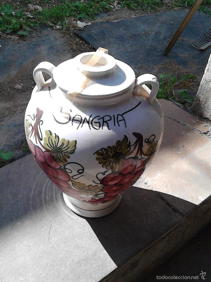Segunda mano: JARRON SANGRIA CERAMICA - Foto 1