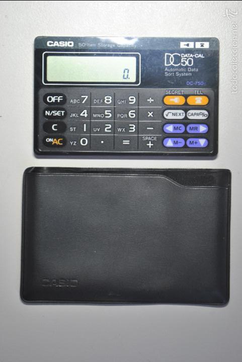 Segunda mano: CASIO DC-750 C - CALCULADORA Y AGENDA - FUNCIONA PERFECTAMENTE - Foto 1