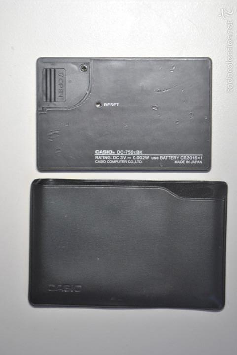 Segunda mano: CASIO DC-750 C - CALCULADORA Y AGENDA - FUNCIONA PERFECTAMENTE - Foto 2