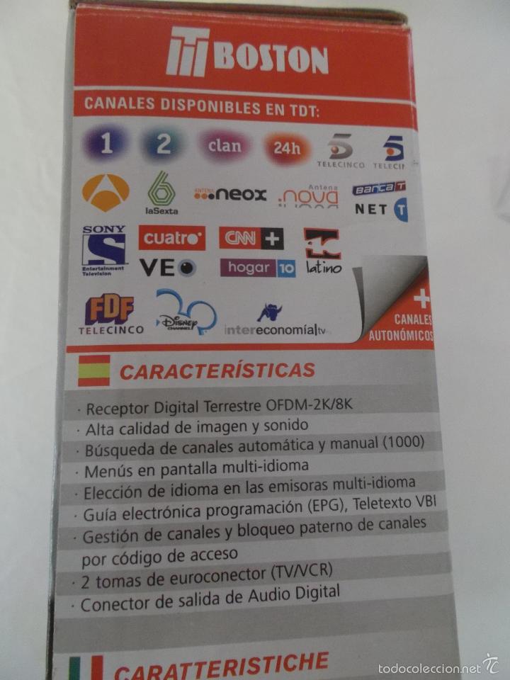 Segunda mano: DTT 3630 ITI BOSTON - RECEPTOR DIGITAL TERRESTRE. - Foto 5