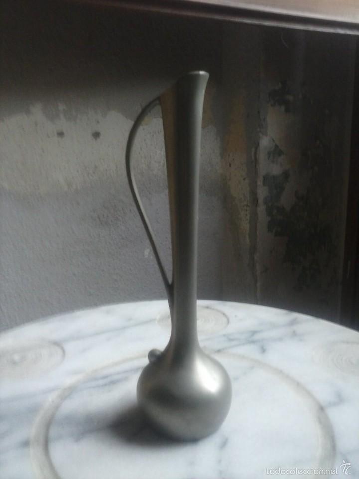 Segunda mano: FLORERO DE METAL . - Foto 2