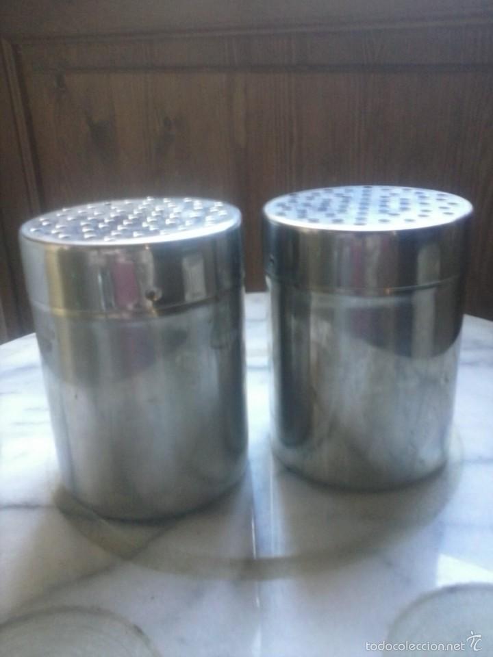 Segunda mano: 2 ESPECIEROS DE INOX. - Foto 1