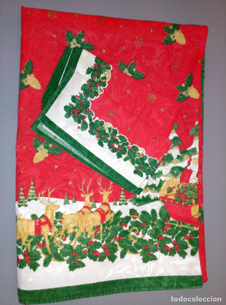 Segunda mano: lote manteles navide&ntilde;os - Foto 8