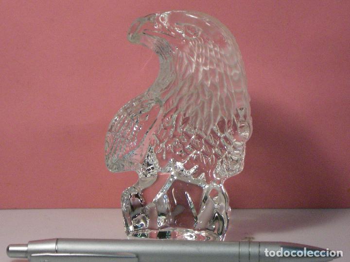 Segunda mano: AGUILA OBSERVANDO DE CRISTAL *** FIGURA DECORATIVA *** - Foto 5