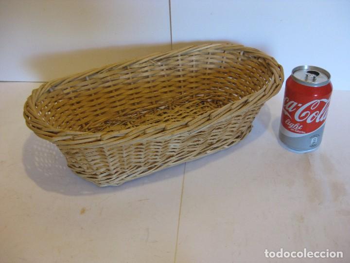 Segunda mano: Canastilla de mimbre rectangular - Foto 1