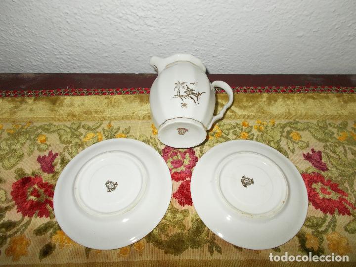 Segunda mano: Lechera y 2 platos porcelana MAO - Foto 3