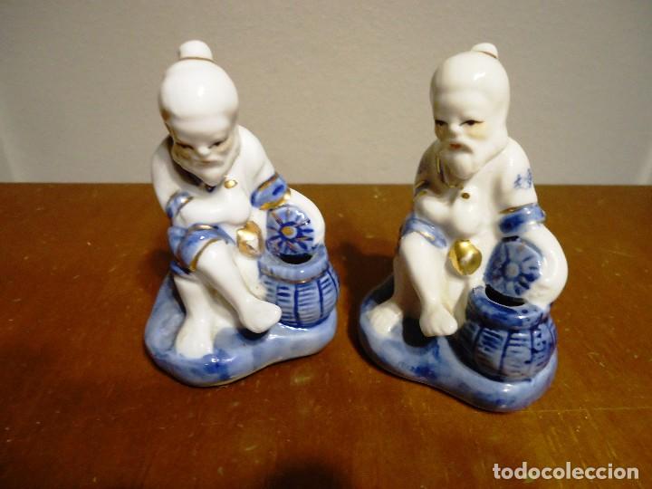 Segunda mano: LOTE DE DOS FIGURAS DE PORCELANA CHINA - Foto 3