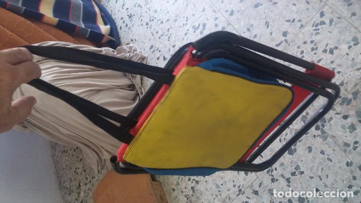 Segunda mano: Silla plegable con bolsa nevera para pesca, playa, etc. - Foto 2