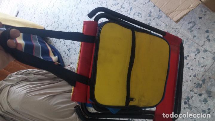 Segunda mano: Silla plegable con bolsa nevera para pesca, playa, etc. - Foto 4