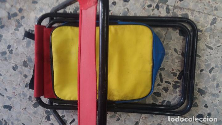 Segunda mano: Silla plegable con bolsa nevera para pesca, playa, etc. - Foto 7