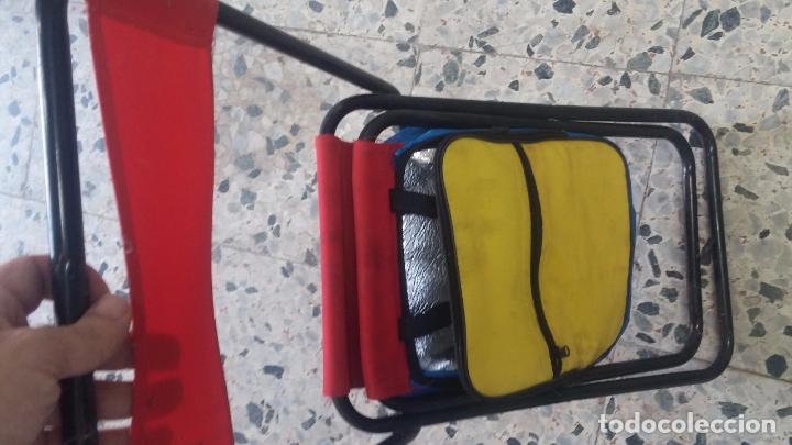 Segunda mano: Silla plegable con bolsa nevera para pesca, playa, etc. - Foto 8