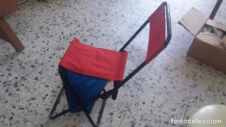 Segunda mano: Silla plegable con bolsa nevera para pesca, playa, etc. - Foto 9