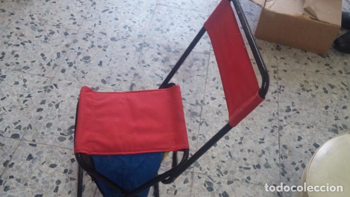 Segunda mano: Silla plegable con bolsa nevera para pesca, playa, etc. - Foto 10