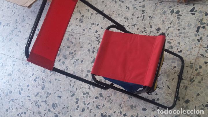 Segunda mano: Silla plegable con bolsa nevera para pesca, playa, etc. - Foto 11