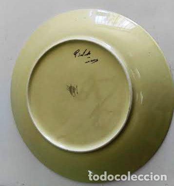 Segunda mano: Plato pintado a mano. Marca Sambo. Firmado - Foto 6